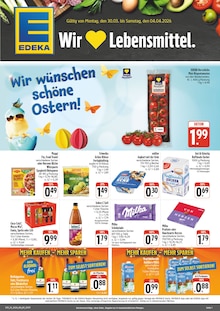 Milka im EDEKA Prospekt "Wir lieben Lebensmittel!" mit 4 Seiten (Dresden)