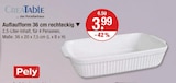 Auflaufform 36 cm rechteckig von CREATABLE im aktuellen V-Markt Prospekt für 3,99 €