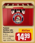 Weißbier oder Münchner Hell im Angebot bei REWE in Fulda Weißbier oder Münchner Hell Angebote von Paulaner bei REWE Fulda für 14,99 €