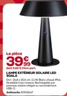 Promo Lampe extérieur solaire led soala à 39,99 € dans le catalogue Gedimat à Saint-Maurice-la-Clouère