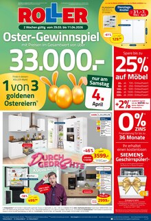 Kühlschrank im aktuellen ROLLER Prospekt (Osnabrück) Kühlschrank im ROLLER Prospekt "OSTER-GEWINNSPIEL" mit 18 Seiten (Osnabrück)