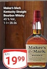 Kentucky Straight Bourbon Whisky im Angebot bei GLOBUS in Hoyerswerda Kentucky Straight Bourbon Whisky Angebote von Maker's Mark bei GLOBUS Hoyerswerda für 19,99 €