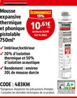 Mousse expansive thermique et phonique pistolable - RUBSON en promo chez Screwfix Mousse expansive thermique et phonique pistolable - RUBSON dans le catalogue Screwfix