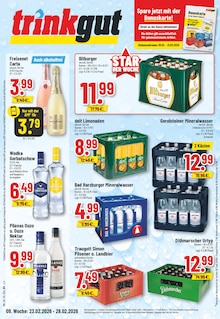 Trinkgut Prospekt der Woche "Aktuelle Angebote" Seite 1, 23.02.2026 bis 28.02.2026 für Hambühren Aktueller Trinkgut Prospekt "Aktuelle Angebote" Seite 1 von 10 Seiten für Hambühren