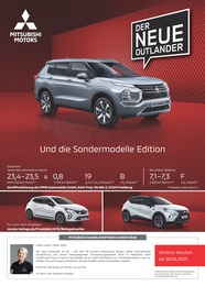 Mitsubishi Prospekt "Mitsubishi Angebote" für Markneukirchen, 8 Seiten, 22.03.2025 - 19.04.2025