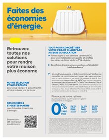Catalogue Castorama, 28/09/2022 - 17/10/2022, Opération économies d'énergie, 32 pages Prospectus Castorama en cours, "Opération économies d'énergie", 32 pages