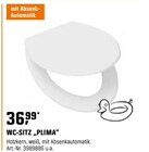 WC-SITZ "PLIMA" bei OBI im Höchstadt Prospekt für 36,99 €