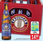 Weißbier Alkoholfrei im Angebot bei Marktkauf in Aalen Weißbier Alkoholfrei Angebote von Erdinger bei Marktkauf Aalen für 13,99 €