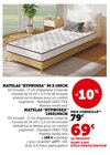 Matelas Hypnosea 90 x 190cm en promo chez Hyper U La Rochelle à 69,00 €