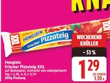 Frischer Pizzateig XXL von Henglein für 1,29 € bei EDEKA im Angebot Frischer Pizzateig XXL von Henglein im aktuellen EDEKA Prospekt
