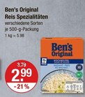 Reis Spezialitäten von Ben's Original im aktuellen V-Markt Prospekt für 2,99 €