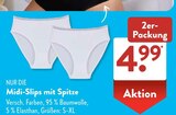 Midi-Slips mit Spitze  im aktuellen ALDI SÜD Prospekt für 4,99 €
