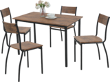 La table + 4 chaises en promo chez Maxi Bazar La table + 4 chaises dans le catalogue Maxi Bazar