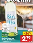 Bio Pinot Grigio oder Riesling Qualitätswein von BioBio im aktuellen Netto Marken-Discount Prospekt