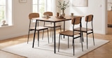 Table de repas Madrid et 4 chaises dans le catalogue Maxi Bazar