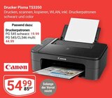 Drucker Pixma TS3350 im Angebot bei GLOBUS in Maintal Drucker Pixma TS3350 Angebote von Canon bei GLOBUS Maintal für 19,99 €