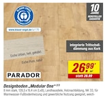 Designboden "Modular One" im toom Baumarkt Prospekt Designboden "Modular One" von PARADOR im aktuellen toom Baumarkt Prospekt für 26,99 €