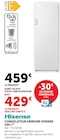 Congélateur armoire - HISENSE - Super U à Vaulx-en-Velin Congélateur armoire - HISENSE en promo chez Super U Vaulx-en-Velin à 429,00 €