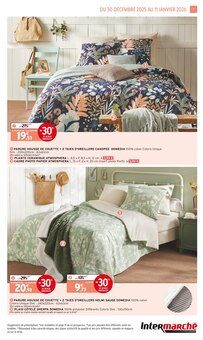 Promotion Couette 200x200 dans le prospectus Intermarché Super, valable du 30/12/2025 au 11/01/2026 Promo Couette 200x200 dans le catalogue Intermarché Super du moment à la page 7
