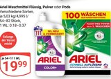Waschmittel Flüssig im Angebot bei GLOBUS in Speyer Waschmittel Flüssig Angebote von Ariel bei GLOBUS Speyer für 19,99 €