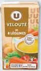 20% versés sur ma Carte U sur la gamme soupes 1L U - U dans le catalogue U Express