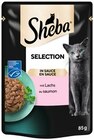 Katzennahrung im Angebot bei REWE in Wiesbaden Katzennahrung Angebote von Sheba bei REWE Wiesbaden für 0,49 €