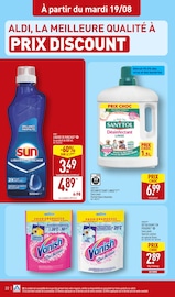 Promos Vanish dans le catalogue "PROPRETÉ ILLIMITÉE JUSQU'À -68% SUR LE 2ème" de Aldi à la page 22
