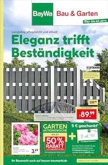 BayWa Bau- und Gartenmärkte Prospekt Hier bin ich gern mit 20 Seiten