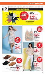 Prix et réduction Pull dans le prospectus Super U en cours Offre Pull dans le catalogue Super U du moment à la page 5