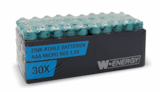 Zink-Kohle Batterien AA oder AAA Angebote von W-ENERGY bei Woolworth Göttingen für 3,50 €