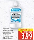 Mundspülung Advanced, Smart Kidz, Zahnsteinschutz oder Total Care von Listerine im aktuellen E center Prospekt