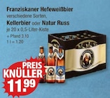 Franziskaner Hefeweißbier oder Kellerbier oder Natur Russ im aktuellen V-Markt Prospekt