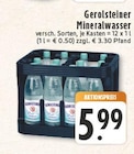 Mineralwasser Angebote von Gerolsteiner bei E center Brühl für 5,99 €