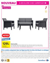 Promos Keter dans le catalogue "LES NOUVEAUTÉS, VOTRE SÉLECTION À NE PAS MANQUER !" de Carrefour à la page 12 Promos Keter dans le catalogue "LES NOUVEAUTÉS, VOTRE SÉLECTION À NE PAS MANQUER !" de Carrefour à la page 12