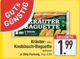 Kräuter- oder Knoblauch-Baguette von GUT&GÜNSTIG im aktuellen EDEKA Prospekt für 1,99 €