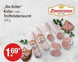 Die Echte Kalbsleberwurst von Zimmermann im aktuellen V-Markt Prospekt für 1,69 €