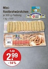 Mini-Rostbratwürstchen im aktuellen V-Markt Prospekt