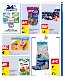 Offre Litière dans le catalogue Carrefour du moment à la page 49