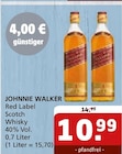 Aktuelles Red Label Scotch Whisky Angebot bei Getränke Quelle WVG in Magdeburg ab 10,99 €