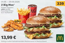 McDonalds Pommes Frites im Prospekt McDonalds Pommes Frites im Prospekt