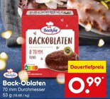 Back-Oblaten von Backfee im aktuellen Netto Marken-Discount Prospekt für 0,99 €