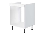 Meuble bas pour four "Pragma" blanc L. 60 x H. 86 x P. 59 cm en promo chez Brico Dépôt Vigneux-sur-Seine à 39,00 €