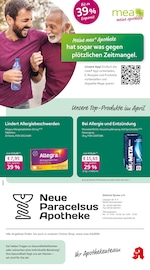 mea - meine apotheke Apotheken Prospekt der aktuellen Woche mit 4 Seiten, gültig von 01.04.2026 bis 30.04.2026, in Wittgensdorf und Umgebung Aktueller mea - meine apotheke Apotheken Prospekt in Wittgensdorf und Umgebung, "Unsere April-Angebote" mit 4 Seiten, 01.04.2026 - 30.04.2026