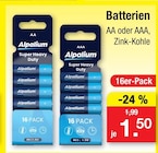 Aktuelles Batterien Angebot bei Zimmermann in Bremerhaven ab 1,50 €