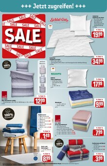 Spannbettlaken im REWE Prospekt "Dein Markt" mit 34 Seiten (Braunschweig)