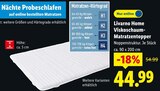 Viskoschaum-Matratzentopper von Livarno Home im aktuellen Lidl Prospekt