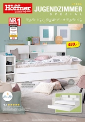 Aktueller Höffner Prospekt mit Schlafzimmer, "JUGENDZIMMER SPEZIAL", Seite 1