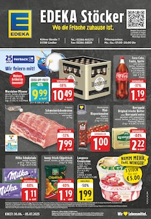 EDEKA Prospekt der Woche "Aktuelle Angebote" Seite 1, 30.06.2025 bis 05.07.2025 für Lindlar Aktueller EDEKA Prospekt "Aktuelle Angebote" Seite 1 von 24 Seiten für Lindlar