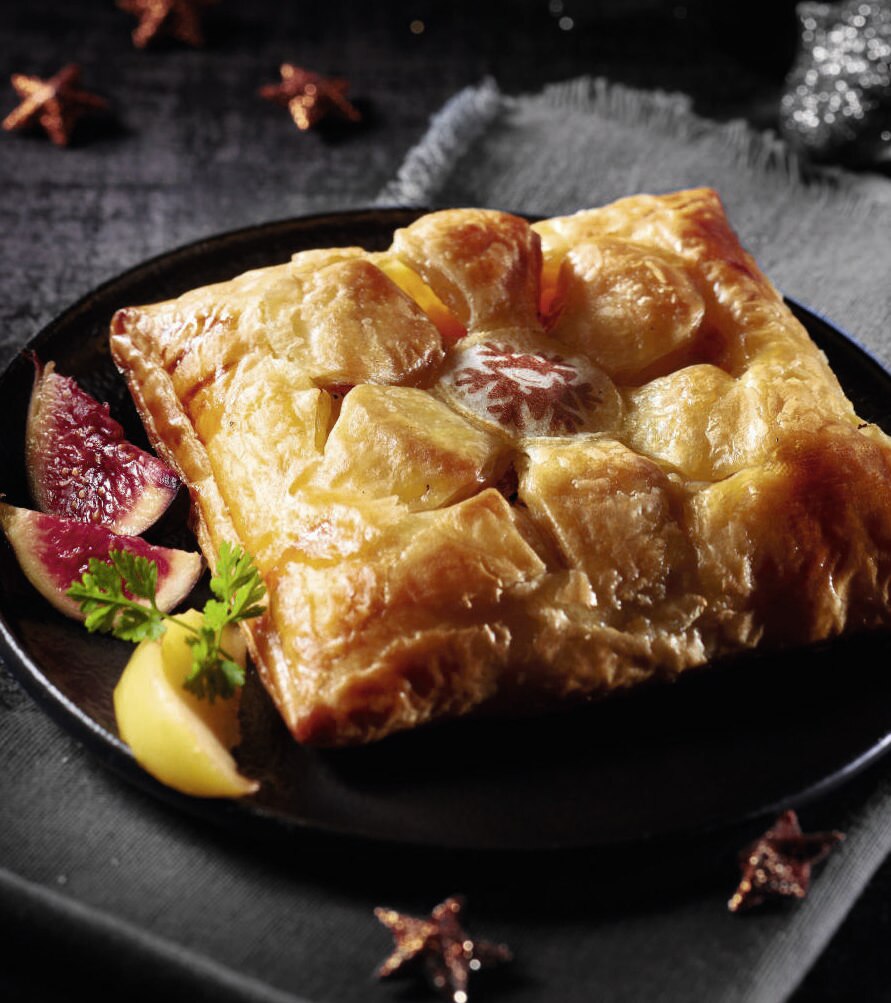 FEUILLETÉ FOIE GRAS DE CANARD CALVADOS POMMES