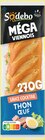 Le Méga Sandwich Viennois Thon Œuf - SODEBO en promo chez Intermarché Super Le Méga Sandwich Viennois Thon Œuf - SODEBO dans le catalogue Intermarché Super